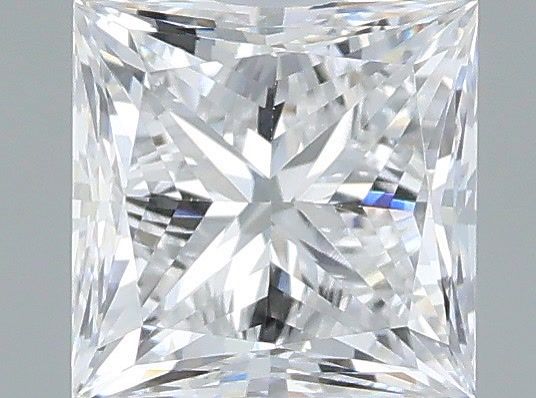 0.56 Carat Princess Shaped, Very Good Cut, D Color, VVS2 Clarity, IGI Certified Lab Grown Diamond
