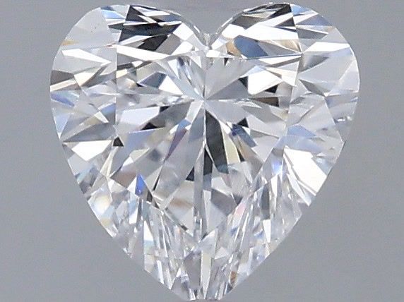 0.56 Carat Heart Shaped, Very Good Cut, D Color, VS1 Clarity, IGI Certified Lab Grown Diamond