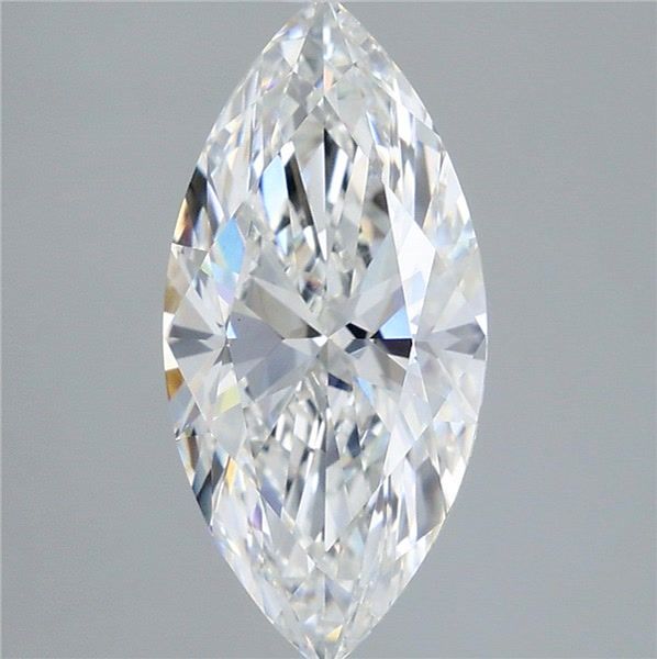 3.04 Carat Marquise Shaped, Ideal Cut, F Color, VVS2 Clarity, IGI Certified Lab Grown Diamond