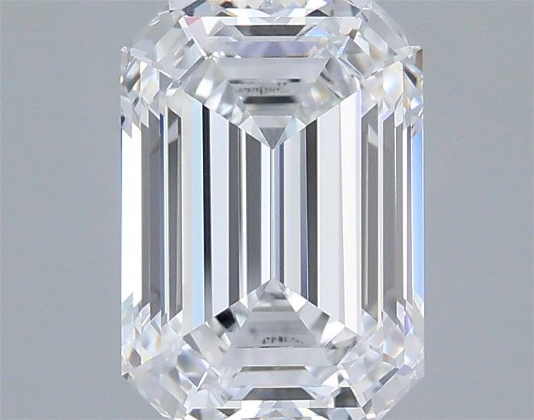 1.46 Carat Emerald Shaped, Very Good Cut, D Color, VVS1 Clarity, IGI Certified Lab Grown Diamond