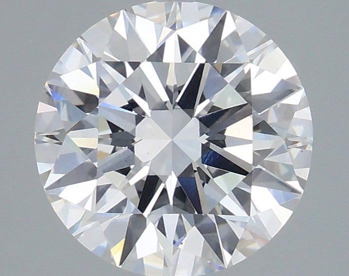 3.09 Carat Round Shaped, Ideal Cut, F Color, VS1 Clarity, IGI Certified Lab Grown Diamond