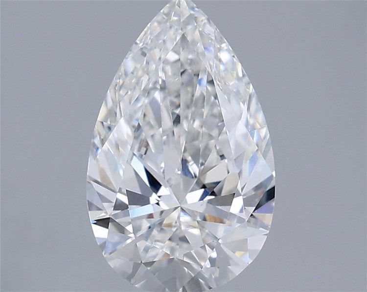 1.33 Carat Pear Shaped, Very Good Cut, D Color, VVS2 Clarity, IGI Certified Lab Grown Diamond