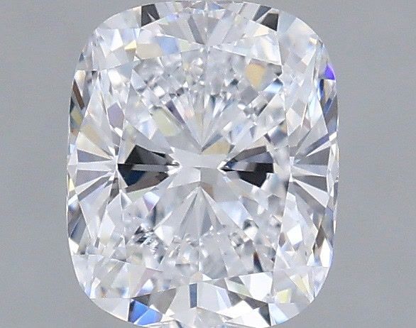 1.00 Carat Cushion Shaped, Ideal Cut, D Color, VVS2 Clarity, IGI Certified Lab Grown Diamond