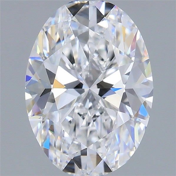 1.52 Carat Oval Shaped, Very Good Cut, D Color, FL Clarity, IGI Certified Lab Grown Diamond