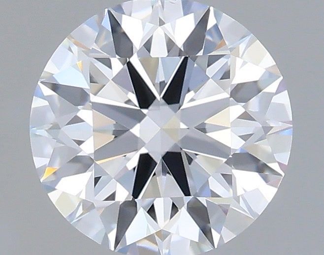 1.07 Carat Round Shaped, Ideal Cut, D Color, VVS2 Clarity, IGI Certified Lab Grown Diamond