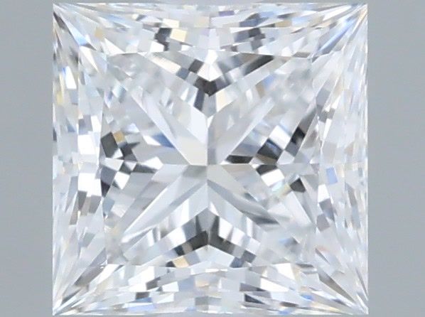 1.07 Carat Princess Shaped, Very Good Cut, D Color, VVS2 Clarity, IGI Certified Lab Grown Diamond