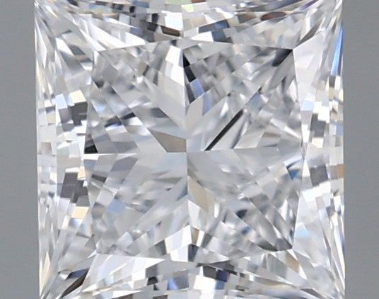 1.04 Carat Princess Shaped, Ideal Cut, D Color, VVS1 Clarity, IGI Certified Lab Grown Diamond