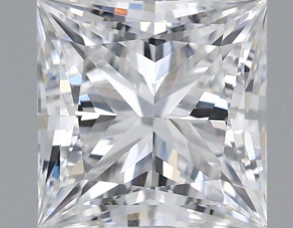 1.09 Carat Princess Shaped, Very Good Cut, D Color, VVS2 Clarity, IGI Certified Lab Grown Diamond