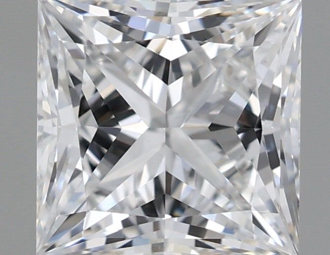 1.52 Carat Princess Shaped, Ideal Cut, E Color, VVS2 Clarity, IGI Certified Lab Grown Diamond