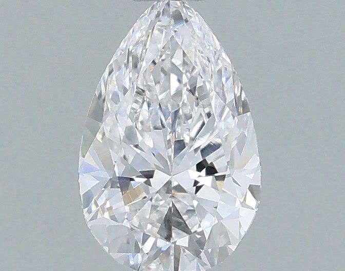 0.50 Carat Pear Shaped, Excellent Cut, D Color, VVS2 Clarity, IGI Certified Lab Grown Diamond