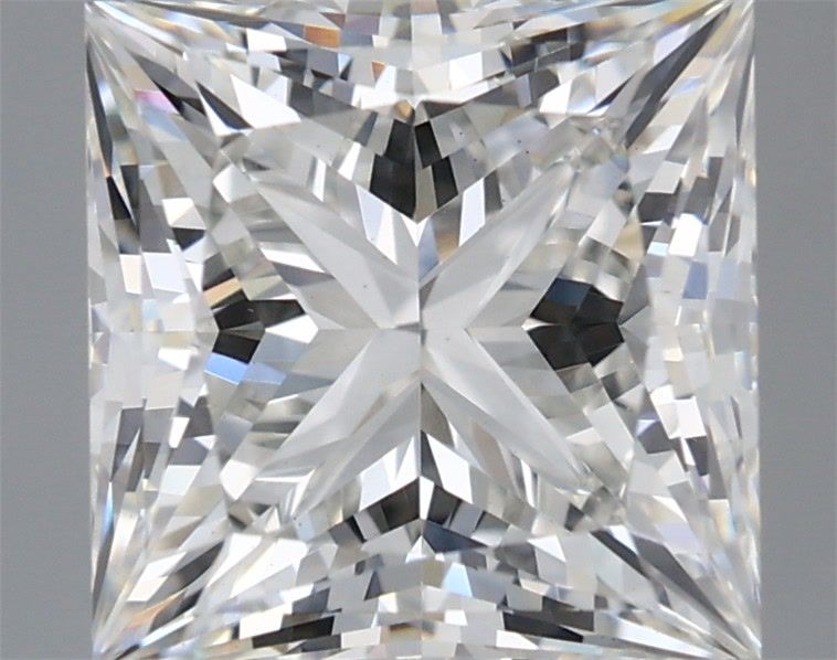2.76 Carat Princess Shaped, Ideal Cut, G Color, VS1 Clarity, IGI Certified Lab Grown Diamond
