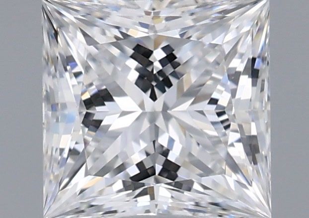 1.17 Carat Princess Shaped, Ideal Cut, D Color, VVS1 Clarity, IGI Certified Lab Grown Diamond