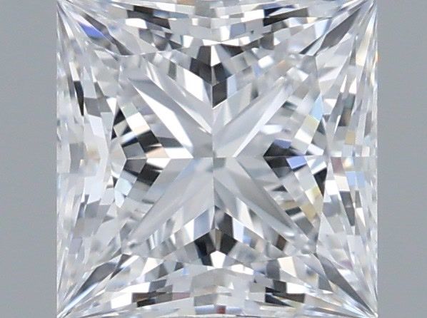 1.03 Carat Princess Shaped, Ideal Cut, D Color, VVS1 Clarity, IGI Certified Lab Grown Diamond