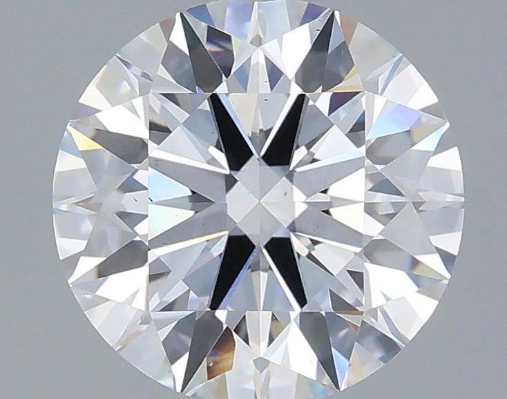 2.54 Carat Round Shaped, Ideal Cut, E Color, VS2 Clarity, IGI Certified Lab Grown Diamond