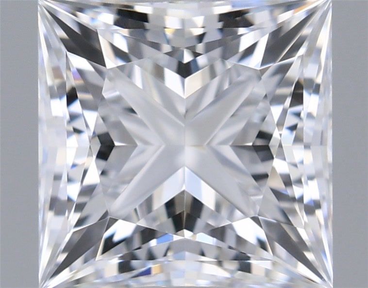 1.22 Carat Princess Shaped, Excellent Cut, D Color, VVS2 Clarity, IGI Certified Lab Grown Diamond