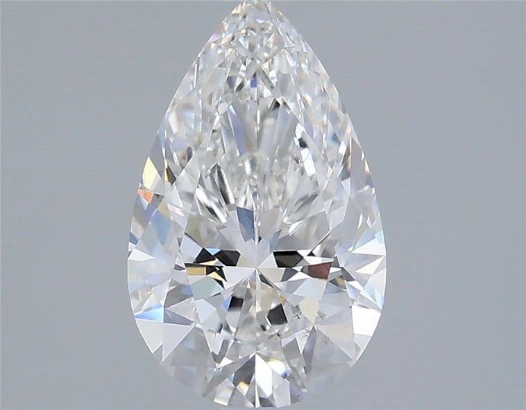 1.95 Carat Pear Shaped, Ideal Cut, F Color, VS2 Clarity, IGI Certified Lab Grown Diamond