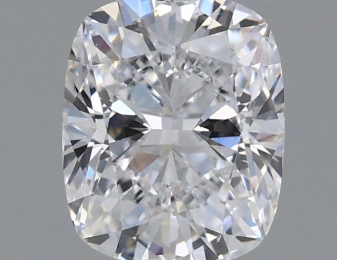 1.05 Carat Cushion Shaped, Ideal Cut, D Color, VVS2 Clarity, IGI Certified Lab Grown Diamond