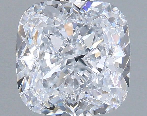 1.55 Carat Cushion Shaped, Very Good Cut, D Color, VVS1 Clarity, IGI Certified Lab Grown Diamond