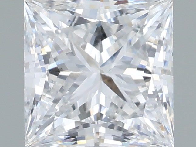 1.03 Carat Princess Shaped, Very Good Cut, D Color, VVS2 Clarity, IGI Certified Lab Grown Diamond