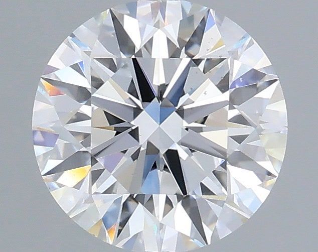 1.55 Carat Round Shaped, Ideal Cut, D Color, VS2 Clarity, IGI Certified Lab Grown Diamond