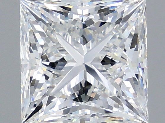 2.56 Carat Princess Shaped, Ideal Cut, F Color, VVS1 Clarity, IGI Certified Lab Grown Diamond