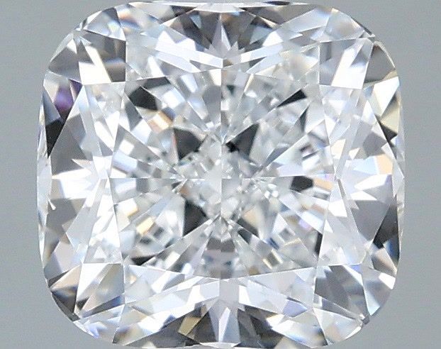 1.54 Carat Cushion Shaped, Very Good Cut, D Color, IF Clarity, IGI Certified Lab Grown Diamond