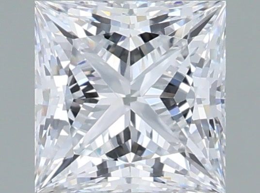 1.07 Carat Princess Shaped, Ideal Cut, D Color, VVS2 Clarity, IGI Certified Lab Grown Diamond