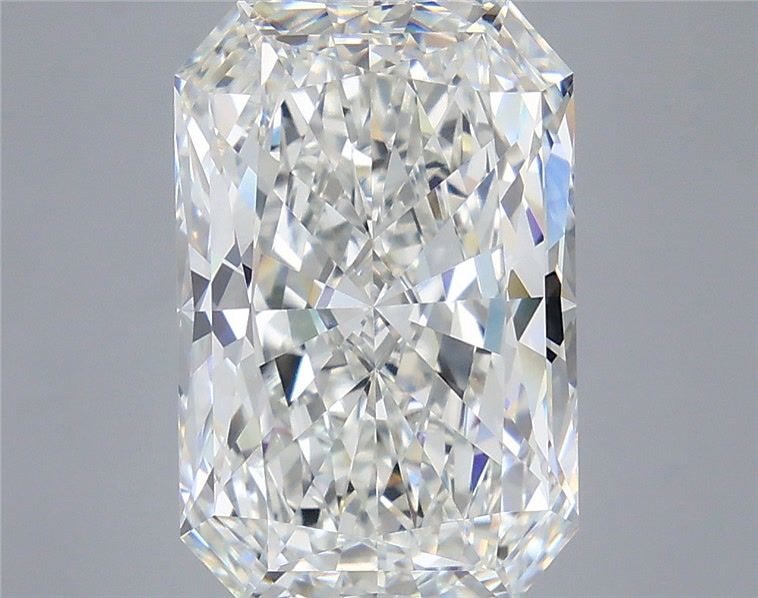 7.04 Carat Radiant Shaped, Very Good Cut, G Color, VVS2 Clarity, IGI Certified Lab Grown Diamond