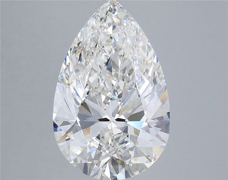 8.01 Carat Pear Shaped, Very Good Cut, F Color, VVS2 Clarity, IGI Certified Lab Grown Diamond