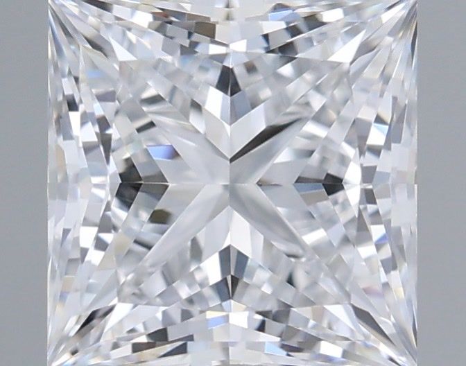 1.06 Carat Princess Shaped, Ideal Cut, D Color, VVS1 Clarity, IGI Certified Lab Grown Diamond
