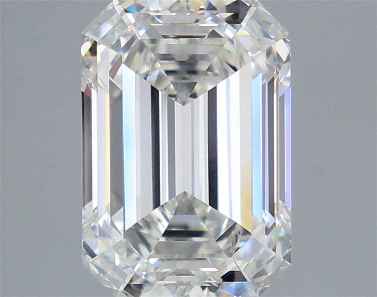 5.03 Carat Emerald Shaped, Ideal Cut, G Color, VVS2 Clarity, IGI Certified Lab Grown Diamond