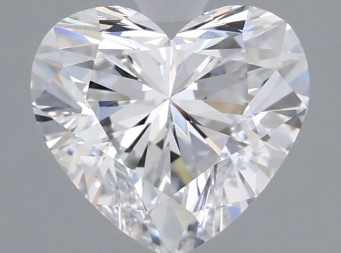 1.23 Carat Heart Shaped, Ideal Cut, D Color, VVS2 Clarity, IGI Certified Lab Grown Diamond