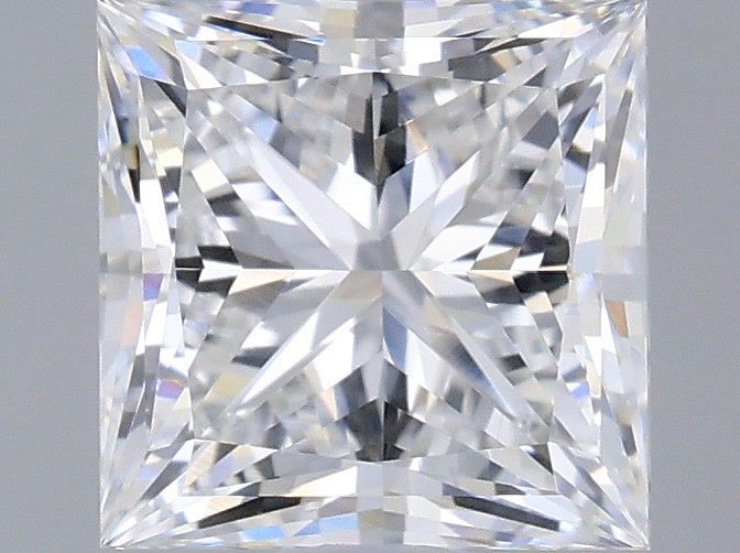 1.01 Carat Princess Shaped, Very Good Cut, E Color, VVS2 Clarity, IGI Certified Lab Grown Diamond