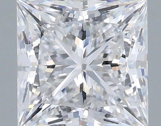 1.03 Carat Princess Shaped, Ideal Cut, D Color, VVS1 Clarity, IGI Certified Lab Grown Diamond