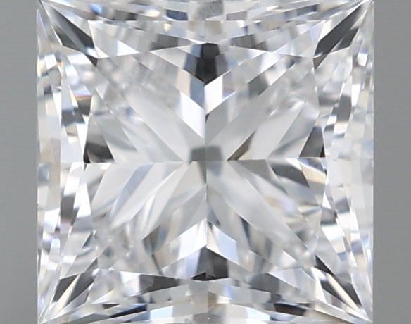 0.76 Carat Princess Shaped, Very Good Cut, D Color, VVS2 Clarity, IGI Certified Lab Grown Diamond