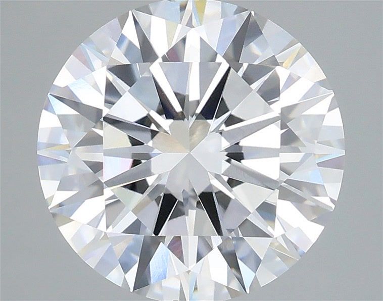 3.75 Carat Round Shaped, Excellent Cut, E Color, VVS2 Clarity, IGI Certified Lab Grown Diamond