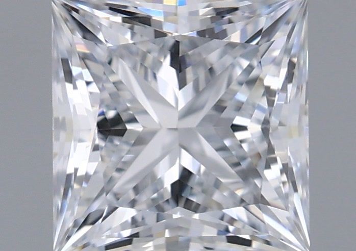 1.01 Carat Princess Shaped, Ideal Cut, E Color, VVS1 Clarity, IGI Certified Lab Grown Diamond