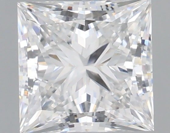 0.77 Carat Princess Shaped, Very Good Cut, D Color, VVS1 Clarity, IGI Certified Lab Grown Diamond