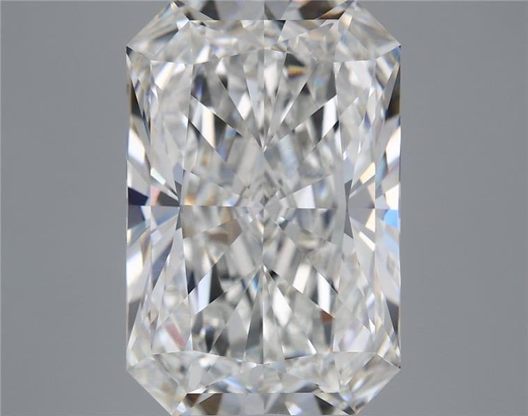 8.22 Carat Radiant Shaped, Very Good Cut, F Color, VVS2 Clarity, IGI Certified Lab Grown Diamond
