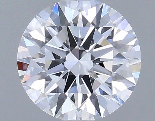 0.33 Carat Round Shaped, Ideal Cut, D Color, VVS2 Clarity, IGI Certified Lab Grown Diamond