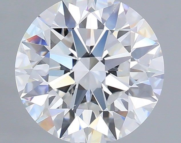 1.53 Carat Round Shaped, Ideal Cut, D Color, VS2 Clarity, IGI Certified Lab Grown Diamond