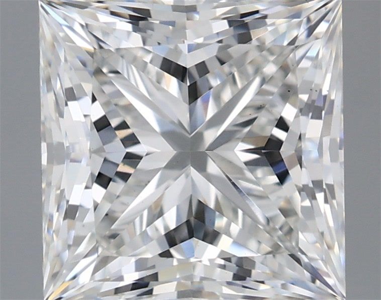 2.76 Carat Princess Shaped, Ideal Cut, G Color, VS1 Clarity, IGI Certified Lab Grown Diamond