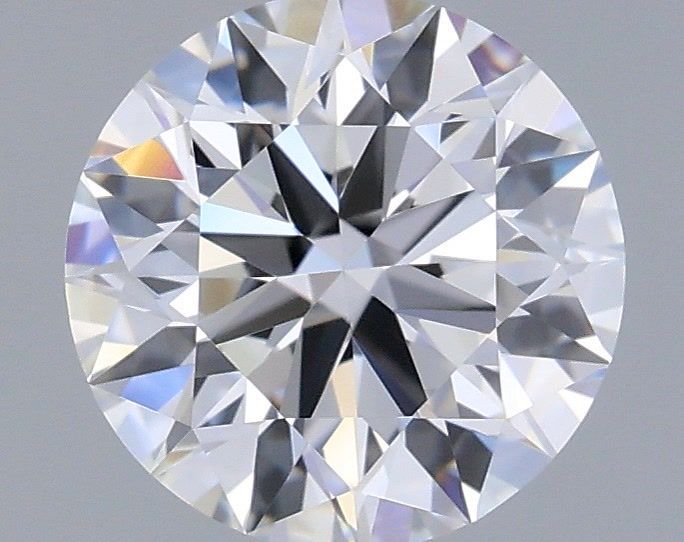 1.07 Carat Round Shaped, Ideal Cut, D Color, VVS2 Clarity, IGI Certified Lab Grown Diamond