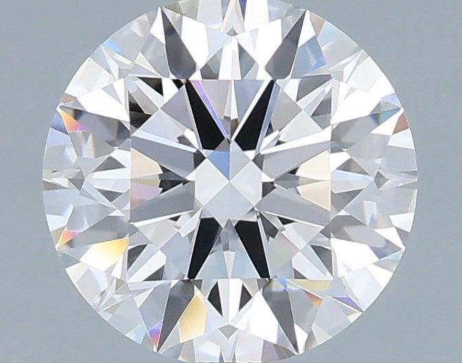 1.55 Carat Round Shaped, Ideal Cut, D Color, VVS2 Clarity, IGI Certified Lab Grown Diamond