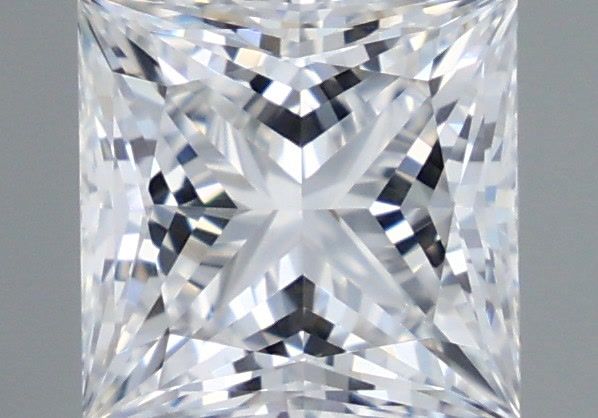 1.21 Carat Princess Shaped, Ideal Cut, D Color, VVS2 Clarity, IGI Certified Lab Grown Diamond