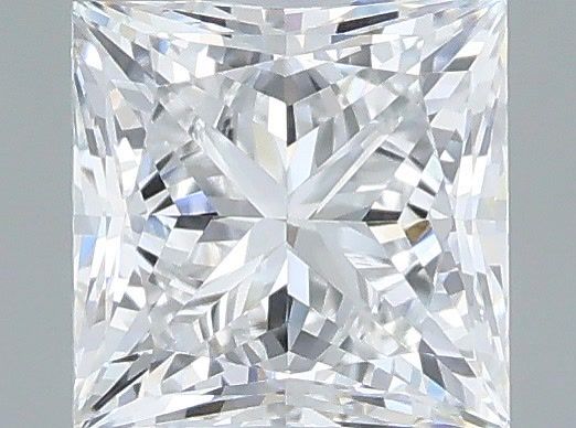 0.55 Carat Princess Shaped, Very Good Cut, D Color, VVS2 Clarity, IGI Certified Lab Grown Diamond