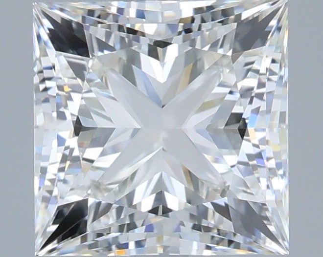 2.53 Carat Princess Shaped, Very Good Cut, F Color, VVS2 Clarity, IGI Certified Lab Grown Diamond