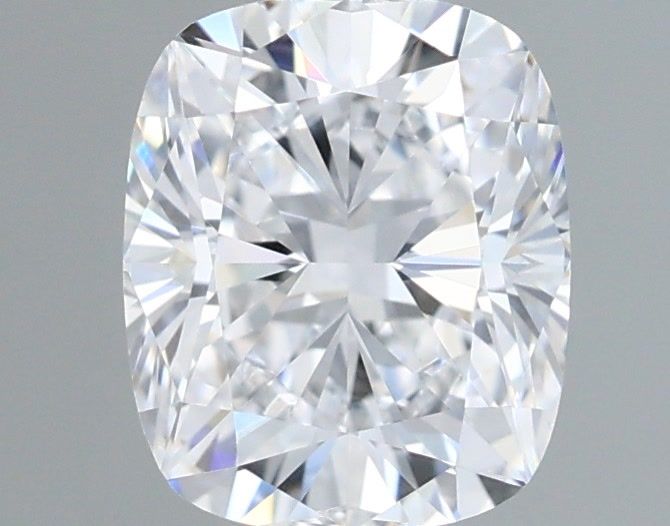 1.01 Carat Cushion Shaped, Ideal Cut, D Color, VVS2 Clarity, IGI Certified Lab Grown Diamond