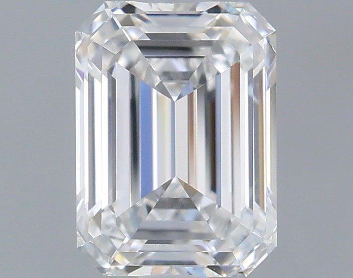 1.10 Carat Emerald Shaped, Ideal Cut, E Color, IF Clarity, IGI Certified Lab Grown Diamond