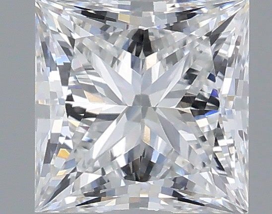 0.57 Carat Princess Shaped, Very Good Cut, D Color, VVS2 Clarity, IGI Certified Lab Grown Diamond